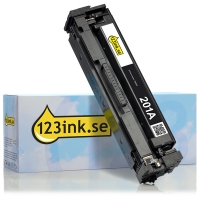 Varumärket 123ink ersätter HP 201A (CF400A) svart toner CF400AC 054855