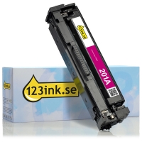 Varumärket 123ink ersätter HP 201A (CF403A) magenta toner CF403AC 054867