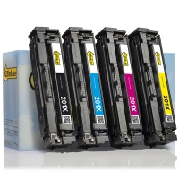 Varumärket 123ink ersätter HP 201X CF400X/401X/402X/403X toner 4-pack  130013