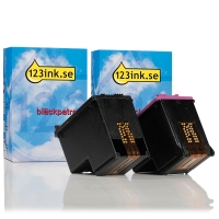 Varumärket 123ink ersätter HP 300XL (D8J44AE) svart + färg bläckpatron 2-pack CN637EEC 054023