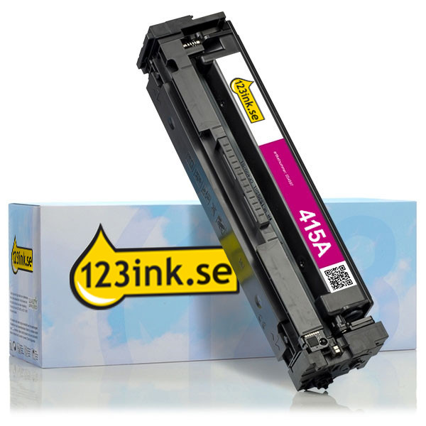 Varumärket 123ink ersätter HP 415A (W2033A) magenta toner W2033AC 055447 - 1