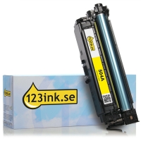 Varumärket 123ink ersätter HP 504A (CE252A) gul toner CE252AC 039837