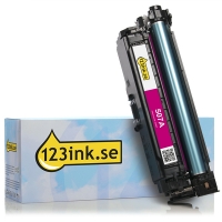 Varumärket 123ink ersätter HP 507A (CE403A) magenta toner CE403AC 054047