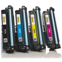 Varumärket 123ink ersätter HP 647A/648A CE260A/61A/62A/63A toner 4-pack  130003