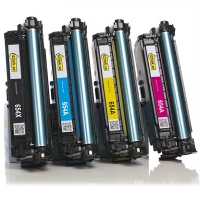 Varumärket 123ink ersätter HP 654X/654A CF330X/31A/32A/33A toner 4-pack  130046