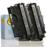 Varumärket 123ink ersätter HP 80X (CF280X) svart toner 2-pack  160726