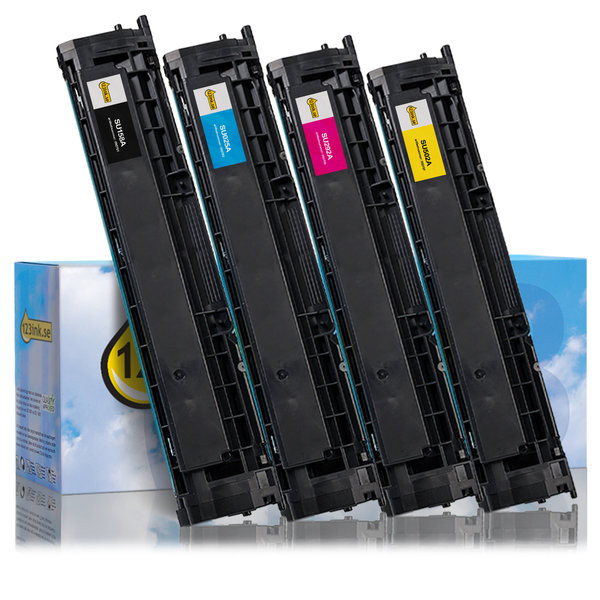 Varumärket 123ink ersätter HP SU158A (CLT-K504S) BK/C/M/Y toner 4-pack  130023 - 1