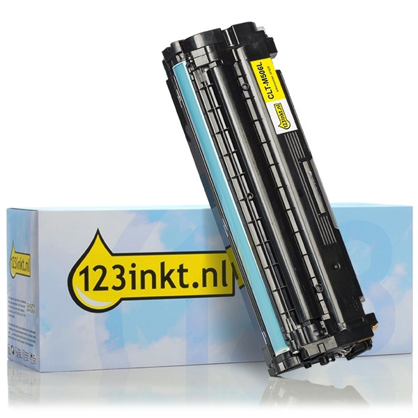 Varumärket 123ink ersätter HP SU515A (CLT-Y506L) gul toner hög kapacitet SU515AC 092725 - 1