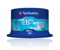 Verbatim Crystal CD-R | 52X | 700MB | Spindle | 50-pack 43343 500176