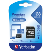 Verbatim Micro SDXC minneskort + adapter 128GB | klass 10 | Verbatim 44085 500172 - 1