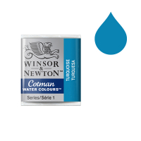 Winsor & Newton Cotman Akvarellfärg 654 Turquoise (halvkopp) 301654 410501