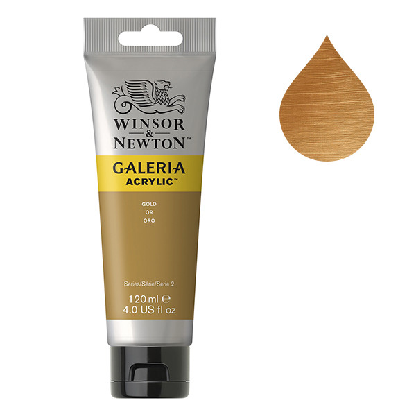 Winsor & Newton Galeria Akrylfärg 283 Gold | 120 ml 2131283 410136 - 1