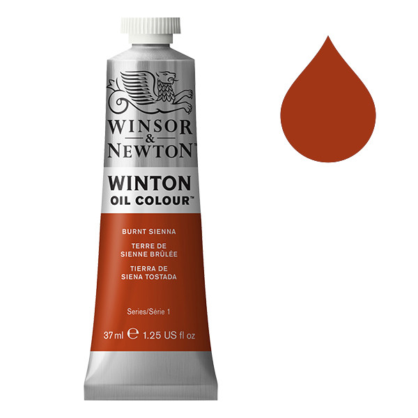 Winsor & Newton Winton Oljefärg 074 Burnt Sienna | 37 ml 1414074 410249 - 1