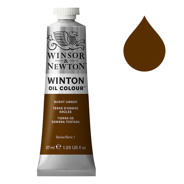 Winsor & Newton Winton Oljefärg 076 Burnt Umbra | 37 ml 1414076 410250 - 1