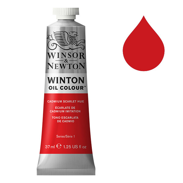 Winsor & Newton Winton Oljefärg 107 Cadmium Scarlet Hue | 37 ml 1414107 410299 - 1