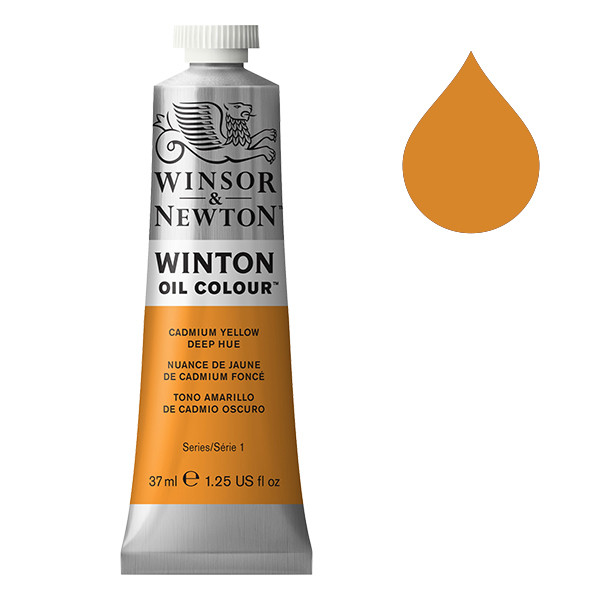 Winsor & Newton Winton Oljefärg 115 Cadmium Yellow Deep Hue | 37 ml 1414115 410255 - 1