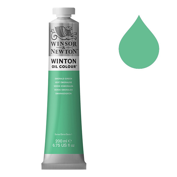 Winsor & Newton Winton Oljefärg 241 Emerald Green | 200 ml 1437241 410319 - 1