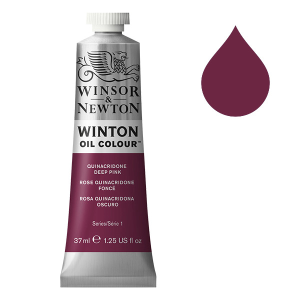 Winsor & Newton Winton Oljefärg 250 Quinacridone Deep Pink | 37 ml 1414250 410297 - 1