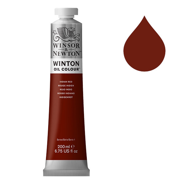 Winsor & Newton Winton Oljefärg 317 Indian Red | 200 ml 1437317 410323 - 1