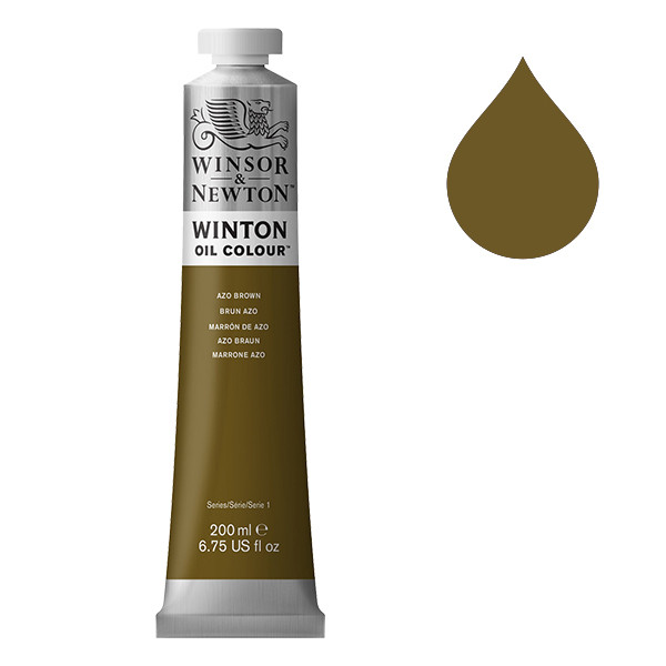 Winsor & Newton Winton Oljefärg 389 Azo Brown | 200 ml 1437389 410354 - 1