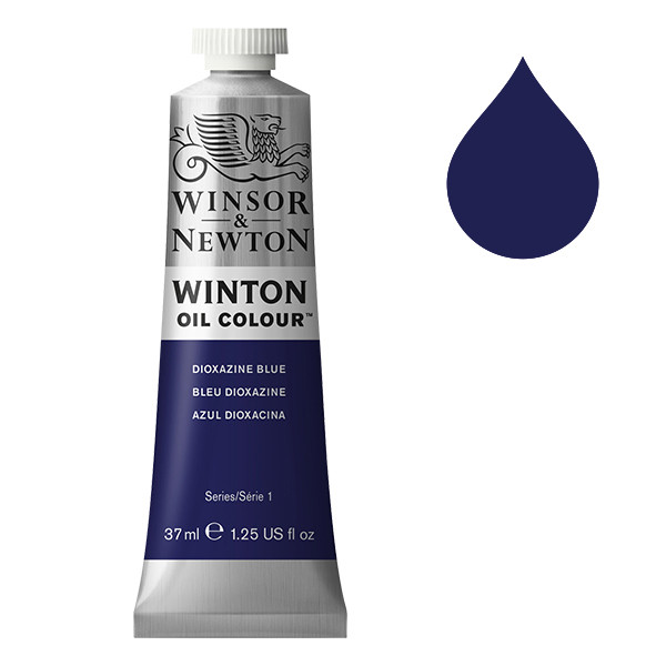 Winsor & Newton Winton Oljefärg 406 Dioxazine Blue | 37 ml 1414406 410303 - 1