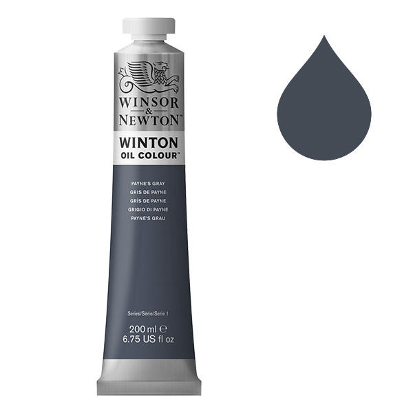 Winsor & Newton Winton Oljefärg 465 Payne's Gray | 200 ml 1437465 410331 - 1