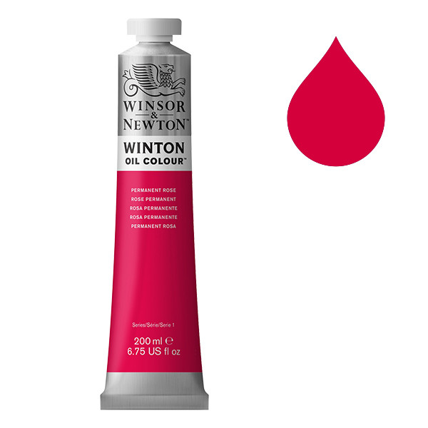 Winsor & Newton Winton Oljefärg 502 Permanent Rose | 200 ml 1437502 410335 - 1