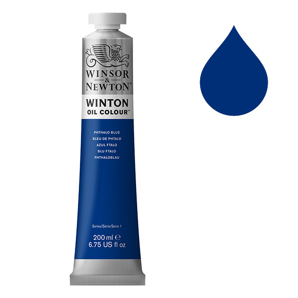 Winsor & Newton Winton Oljefärg 516 Phthalo Blue | 200 ml 1437516 410336 - 1