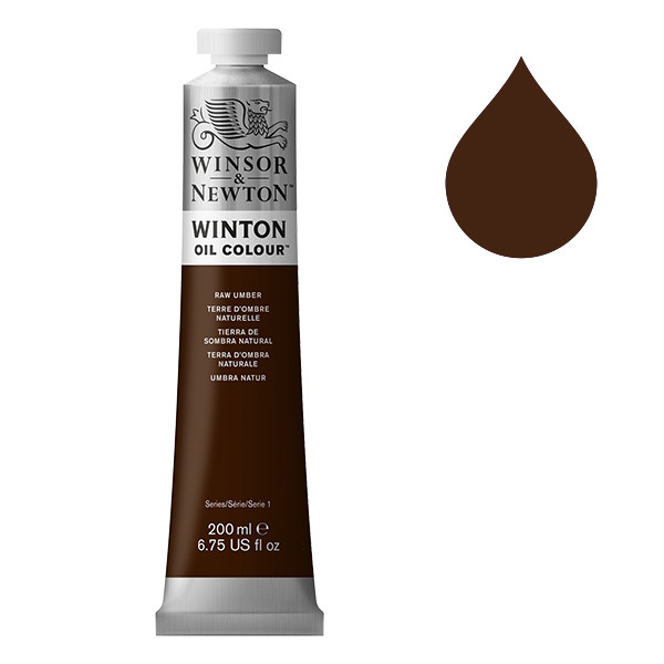 Winsor & Newton Winton Oljefärg 554 Raw Umber | 200 ml 1437554 410339 - 1