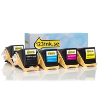 Xerox 106R02605/2599/2600/2601 BK/C/M/Y toner 5-pack (varumärket 123ink)  130194