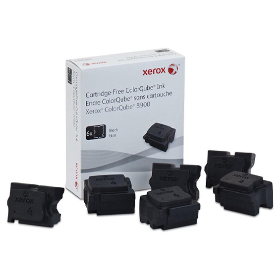 Xerox 108R01025 svart solid ink 6-pack (original) 108R01025 047940 - 1